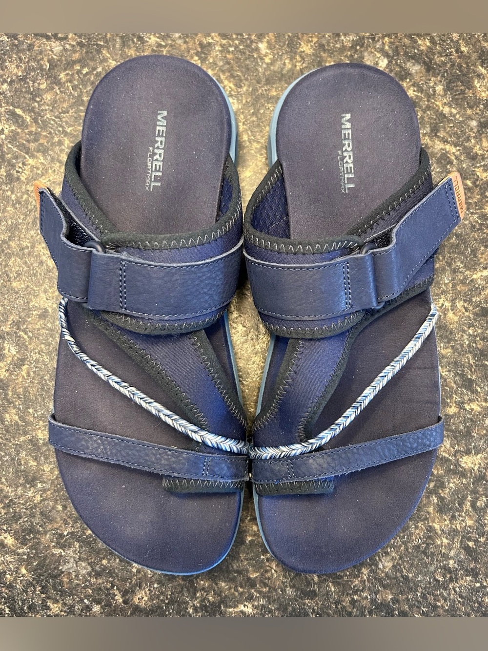 Merrell Sandals Wrap Sea Comfort Women's size 8 Blue performance footwear